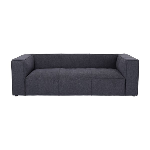Ciemnoszara sofa 220 cm Cubetto – Kare Design