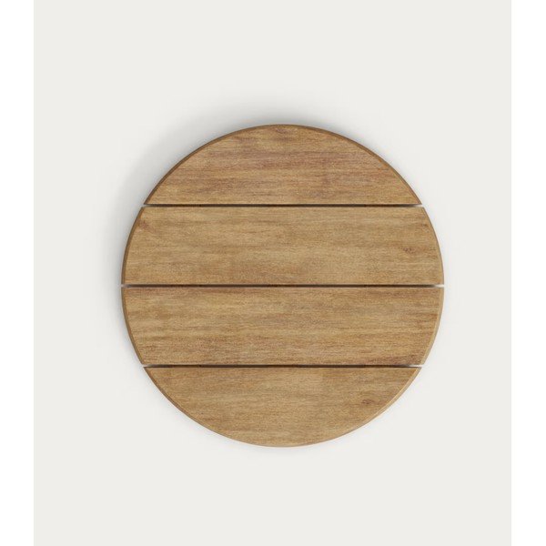 Okrągły stolik ogrodowy z blatem z drewna akacjowego ø 55 cm Saura – Kave Home-image-4