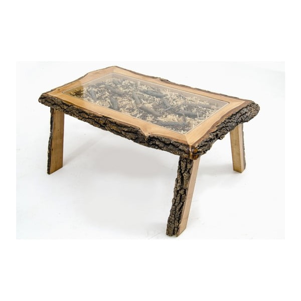 Ręcznie wykonany stolik z dębowego drewna Miyola