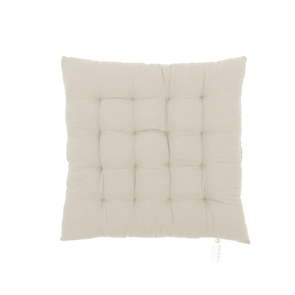 Beżowa poduszka na krzesło Tiseco Home Studio, 40x40 cm