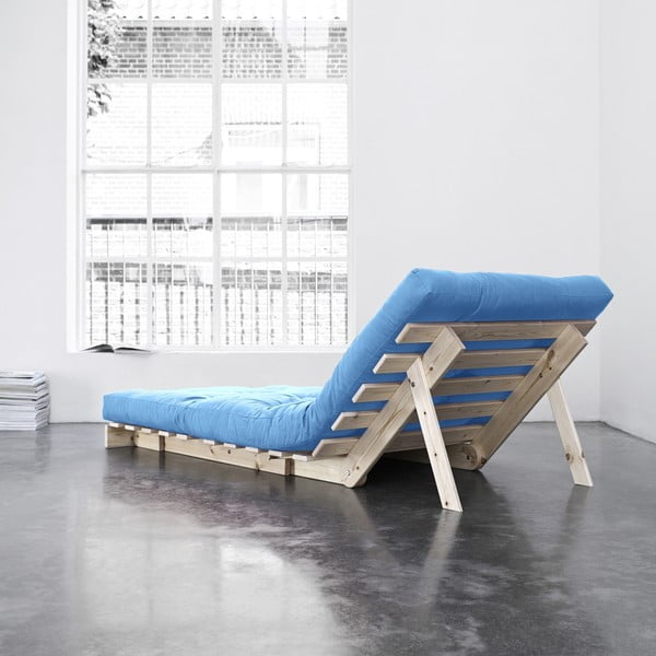 Fotel rozkładany Karup Roots Raw/Horizon Blue-image-3