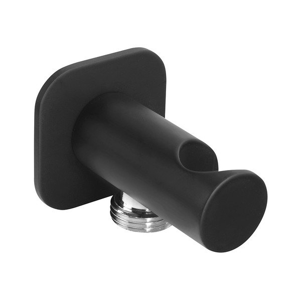 Przyłącze do prysznica z mosiądzu w kolorze matowej czerni – Sapho