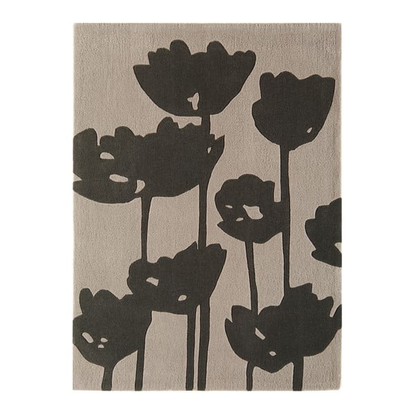 Ciemnoszary dywan Asiatic Carpets Harlequin Florist, 230 x 160 cm