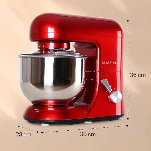 Czerwony robot kuchenny Klarstein Bella-image-1