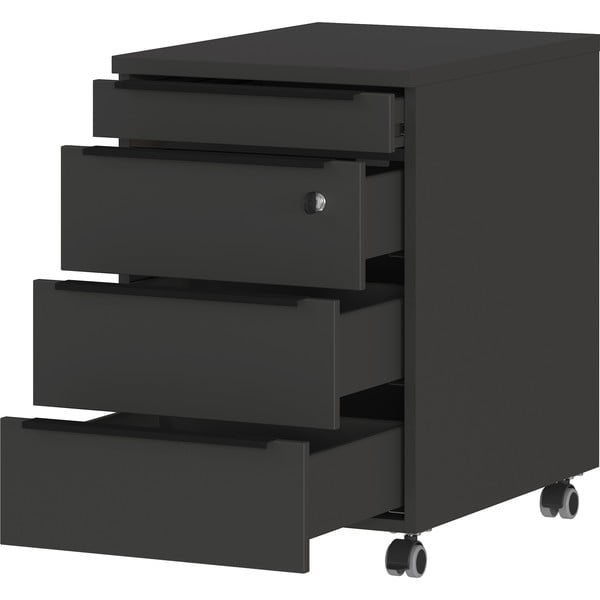 Antracytowa szafka z zamkiem 42x63 cm Mailand – Germania-image-3