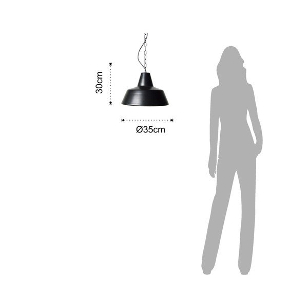Czarna lampa wisząca Tomasucci Loft-image-1