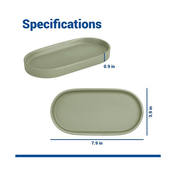 Zielony organizer łazienkowy ceramiczny Fablo – Wenko-image-3