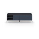 Niebieska szafka pod TV 160x55x42 cm Adara – Marckeric