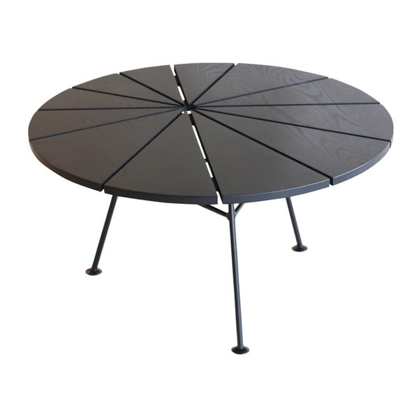 Czarny stolik OK Design Bambam, Ø 70 cm