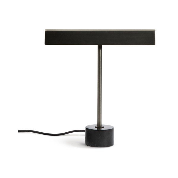 Czarna metalowa lampa stołowa (wysokość 32,5 cm) Lynor – Kave Home