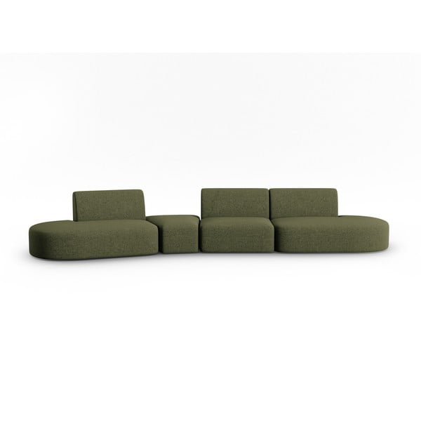 Zielona sofa 412 cm Shane – Micadoni Home