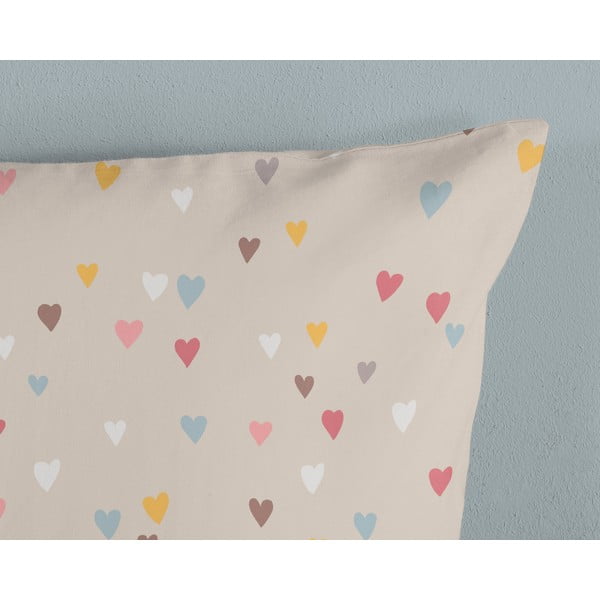 Brązowo-beżowa bawełniana pościel dziecięca do łóżeczka 100x135 cm Hugs – Good Morning-image-3