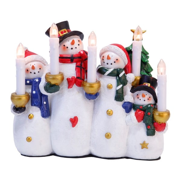 Dekoracja świecąca z figurkami Best Season Snowman & Co