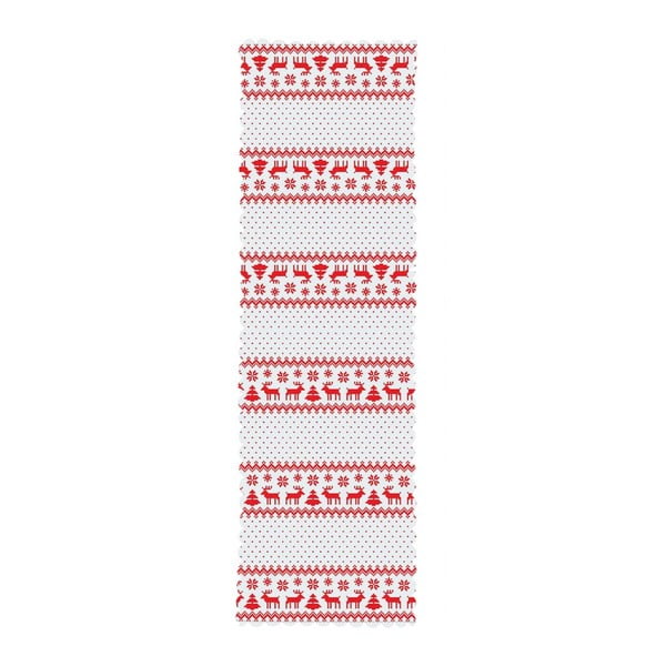 Zestaw 4 świątecznych poszewek na poduszki i bieżnika Minimalist Cushion Covers Nordic Knit-image-3