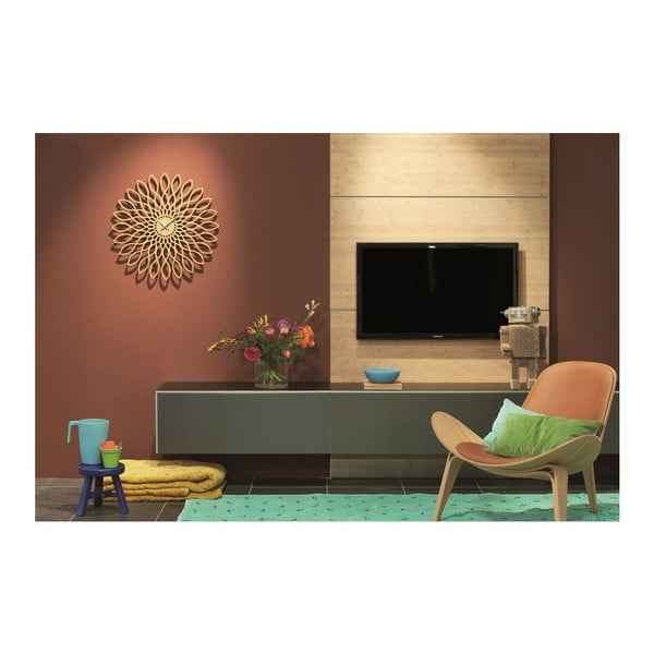 Zegar ścienny Karlsson Sunflower Wood-image-1