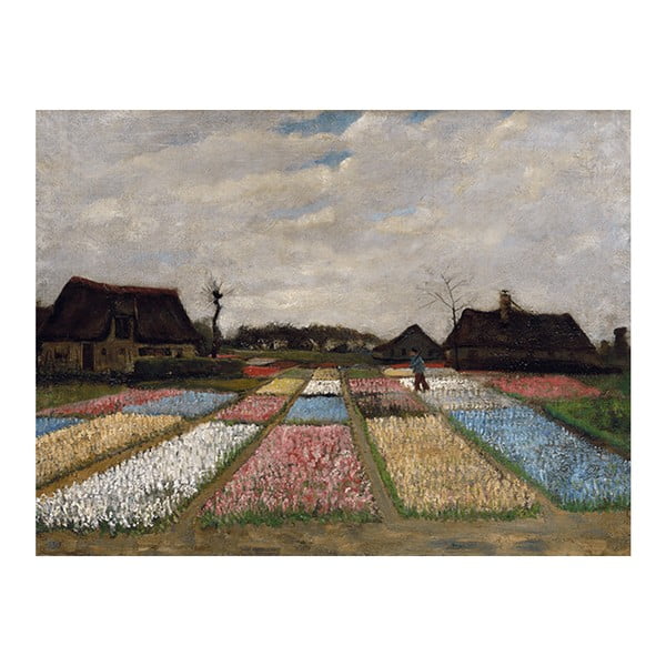 Reprodukcja obrazu Vincenta van Gogha - Flower Beds in Holland, 40x30 cm