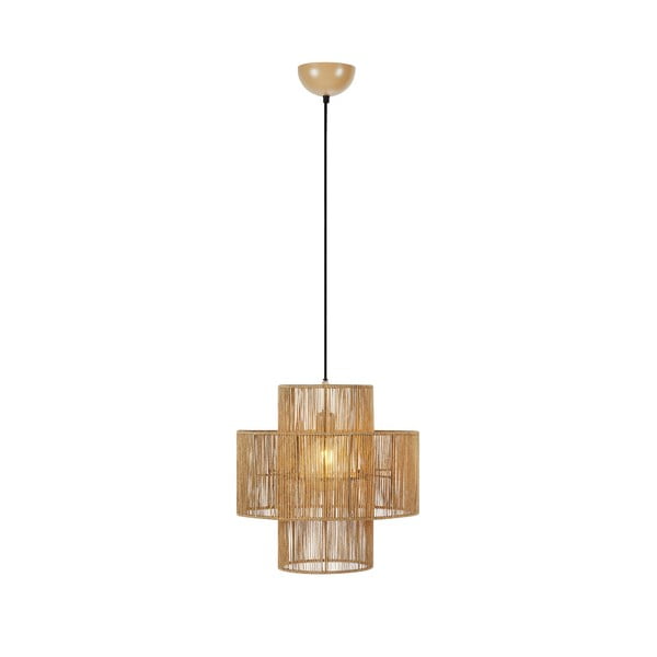 Lampa wisząca z kloszem z juty ø 40 cm Soga – Markslöjd