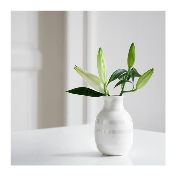 Biały kamionkowy wazon Kähler Design Omaggio, wys. 12,5 cm-image-2