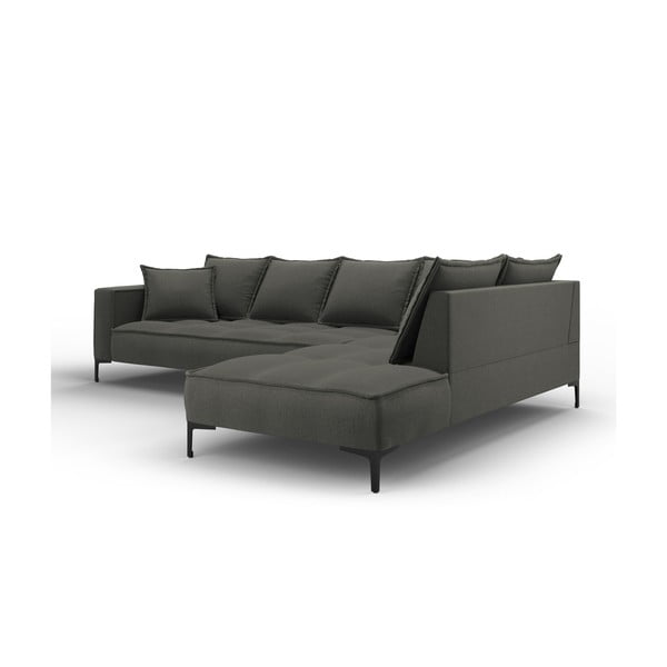 Ciemnoszary narożnik Interieurs 86 Zelda, prawostronny-image-3