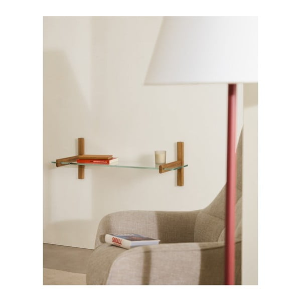 Szklany komponent – półka 90x10 cm Sitra – Kave Home-image-1