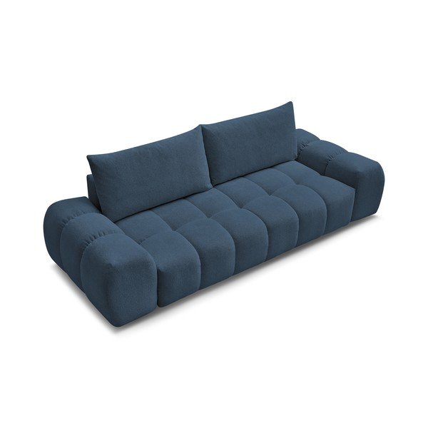 Ciemnoniebieska sofa z tkaniny szenilowej 278 cm Everest – Bobochic Paris-image-4