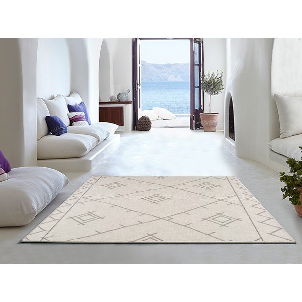 Beżowy dywan Universal Lino Line, 140x200 cm-image-1