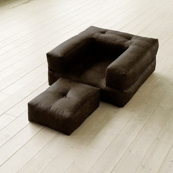 Fotel rozkładany Karup Cube Mocca-image-1