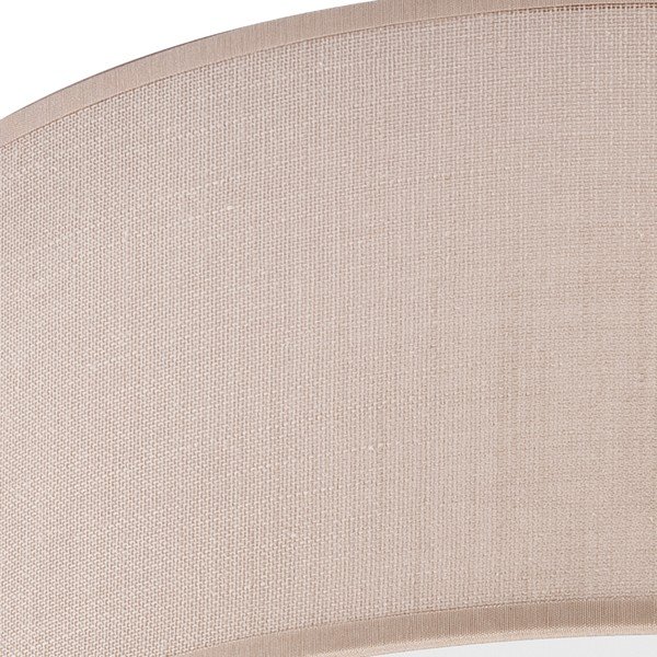 Beżowa lampa sufitowa z tekstylnym kloszem ø 35 cm Vivian – LAMKUR-image-4