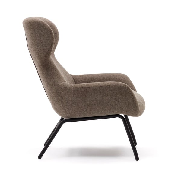 Brązowy fotel Belina – Kave Home-image-4