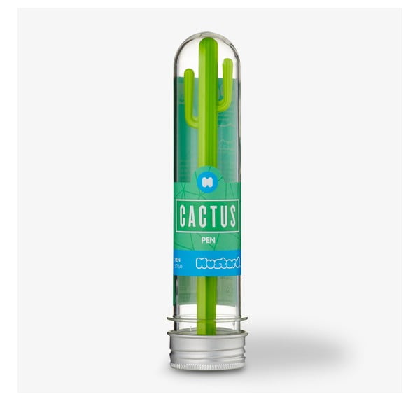 Zielony długopis Just Mustard Cactus