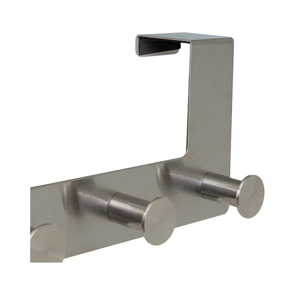 Metalowy wieszak na drzwi w kolorze matowego srebra 35 cm – Casa Selección-image-2