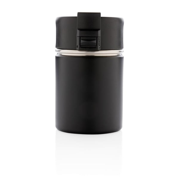 Czarny kubek termiczny XD Exclusive Bogota, 220 ml-image-1