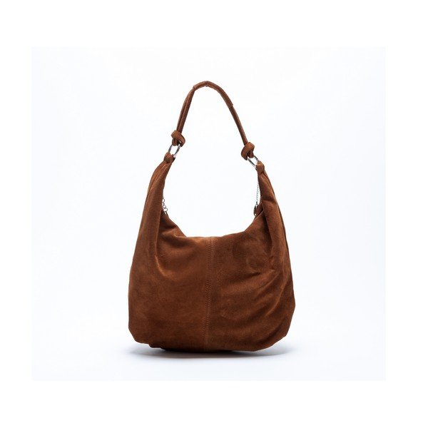 Skórzana torebka Mangotti 8003 Cognac-image-1