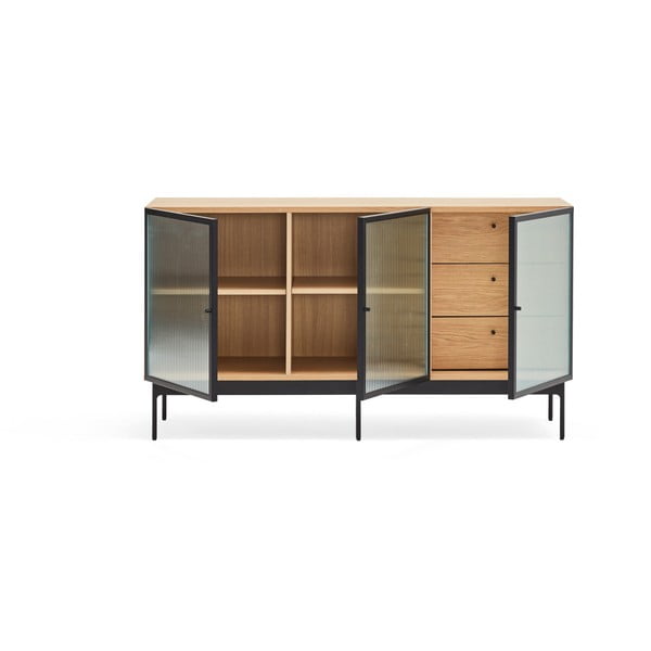 Komoda w dekorze dębu Teulat Blur, szer. 140 cm-image-2