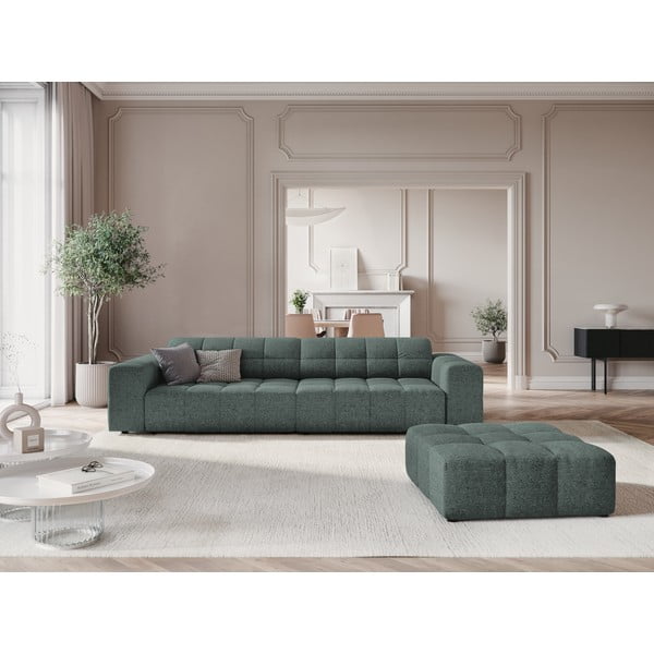 Turkusowa sofa 244 cm Chicago – Cosmopolitan Design-image-1