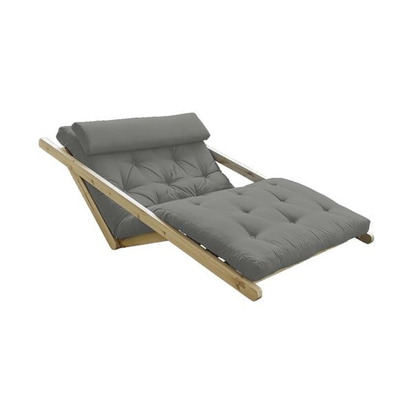 Sofa rozkładana z szarym pokryciem Karup Design Figo Natural/Grey