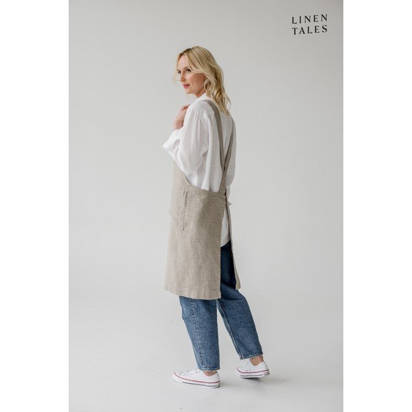Lniany fartuch Crossback – Linen Tales-image-1