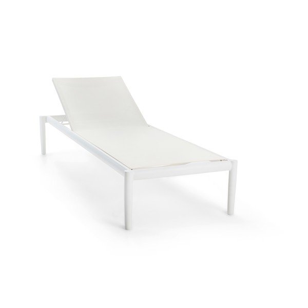 Kremowy metalowy leżak ogrodowy Switch – Diphano-image-3