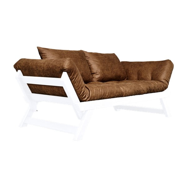 Sofa rozkładana Karup Bebop White/Choco-image-3