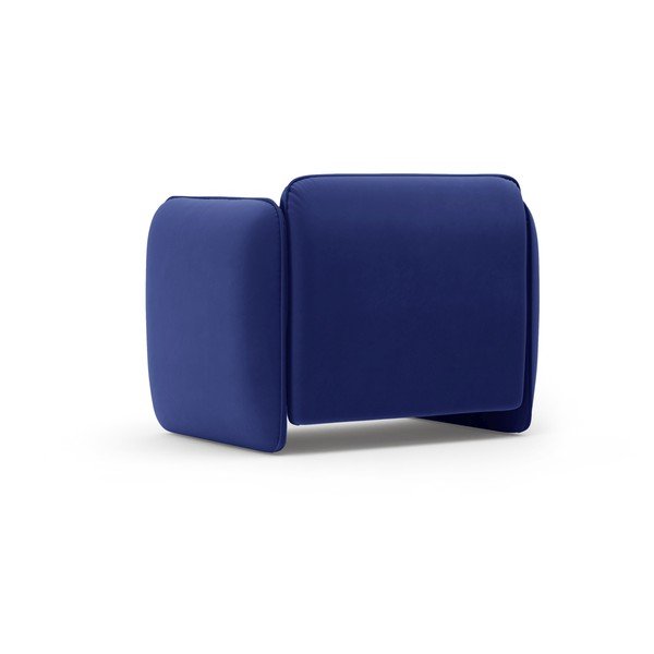 Niebieski aksamitny fotel Georgia – Micadoni -image-3