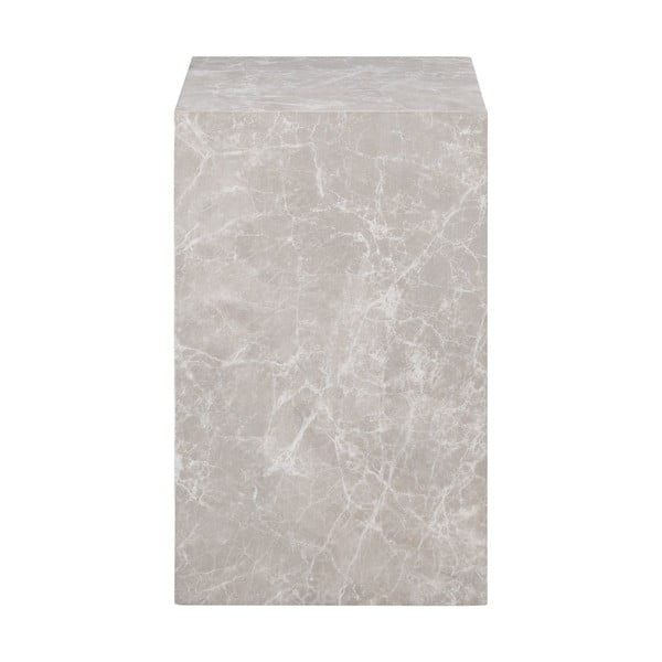 Stolik w dekorze marmuru 30x30 cm Prague – House Nordic-image-2