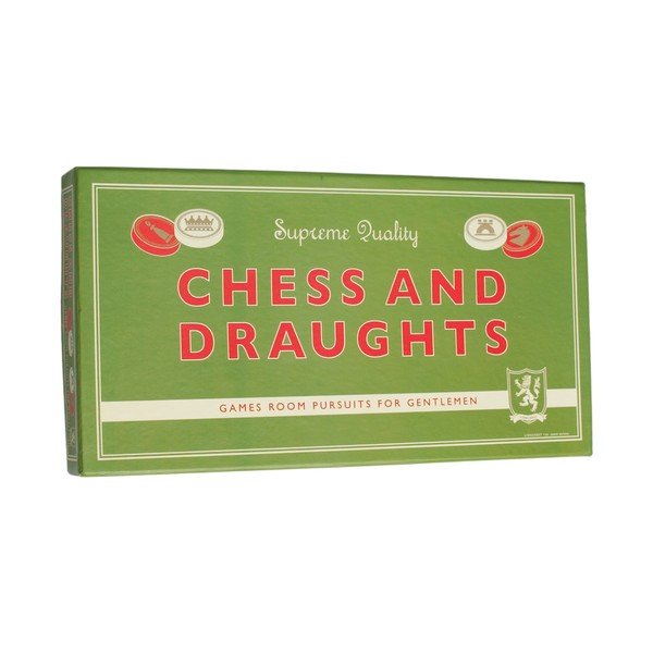 Zestaw szachy i warcaby Rex London Draughts-image-1