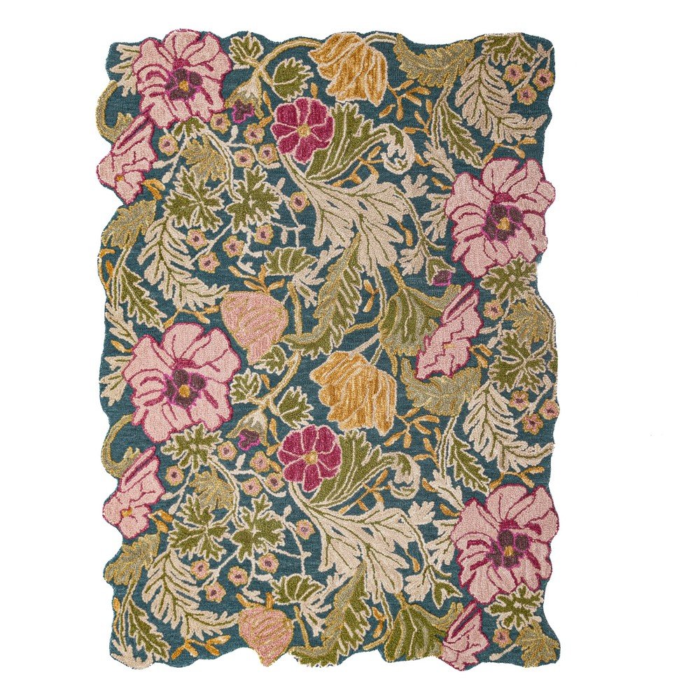 Wełniany dywan tkany ręcznie 120x170 cm Daphne Shaped Floral – Flair Rugs
