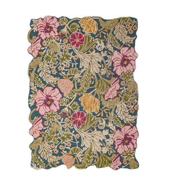 Wełniany dywan tkany ręcznie 200x290 cm Daphne Shaped Floral – Flair Rugs