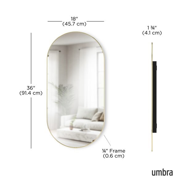 Lustro ścienne 46x91 cm Hubba – Umbra-image-3