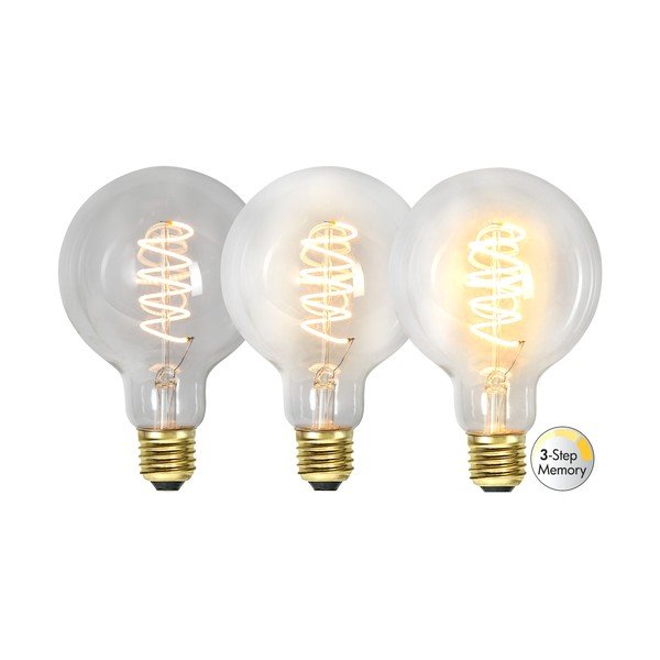 Żarówka filamentowa LED ze ściemniaczem o ciepłej barwie z gwintem E27, 4 W Spiral Filament – Star Trading-image-4