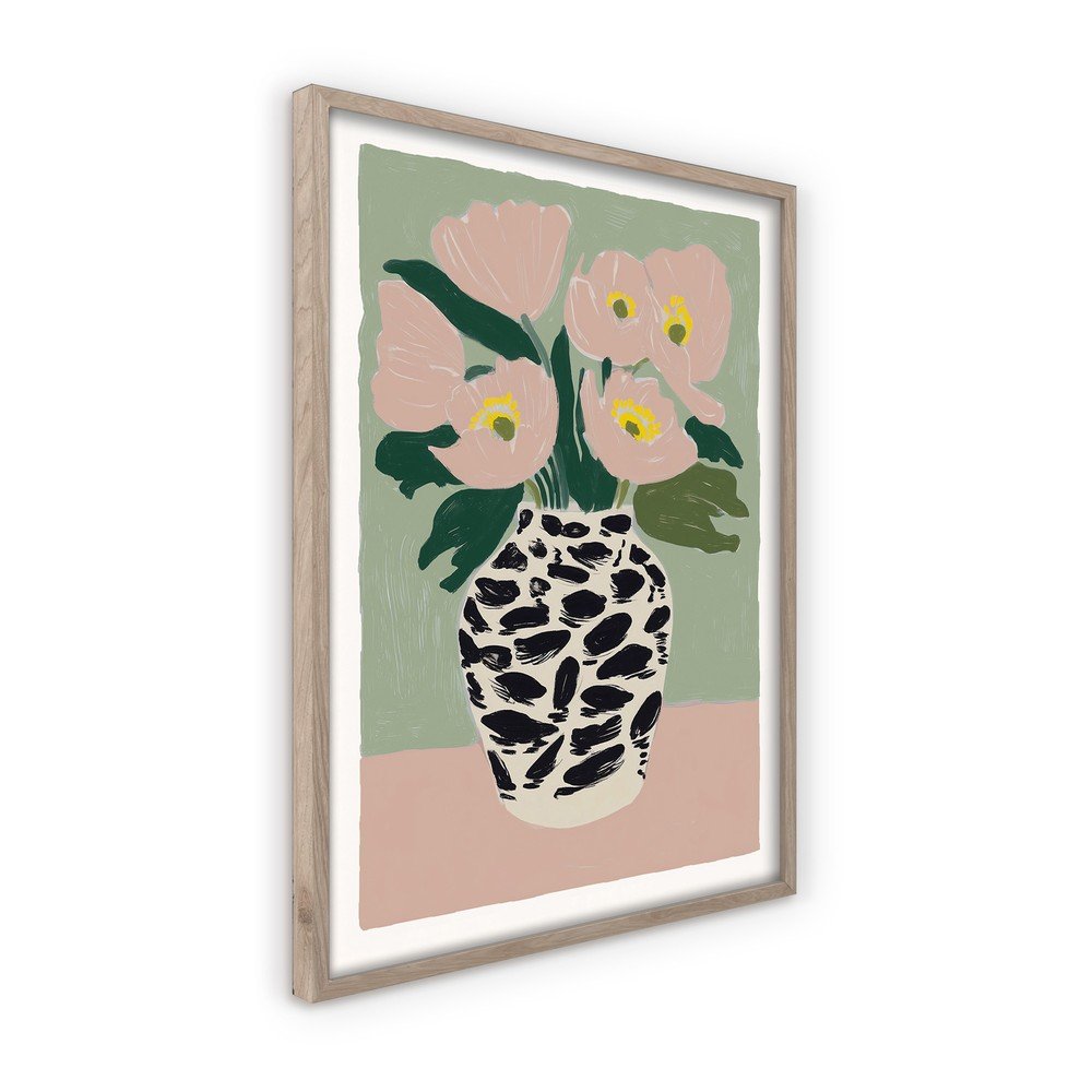 Obraz drukowany z ramą w zestawie 50x70 cm Spotted Vase – Styler (zdjęcie 6)