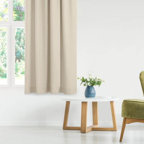 Kremowa zasłona 220x175 cm Carmena – Homede-image-1