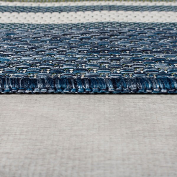 Zielononiebieski dywan odpowiedni na zewnątrz 200x290 cm Roma Stripe – Flair Rugs-image-4