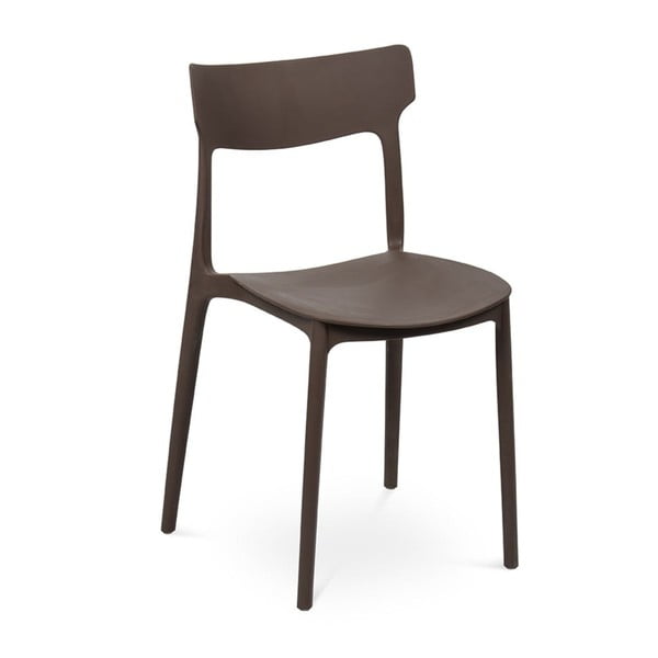 Brązowe plastikowe krzesło ogrodowe Biá – Bonami Essentials